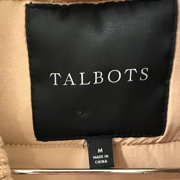 Talbot’s Women's Tan Cable Knit Sweater Vest - Picture 3 of 9